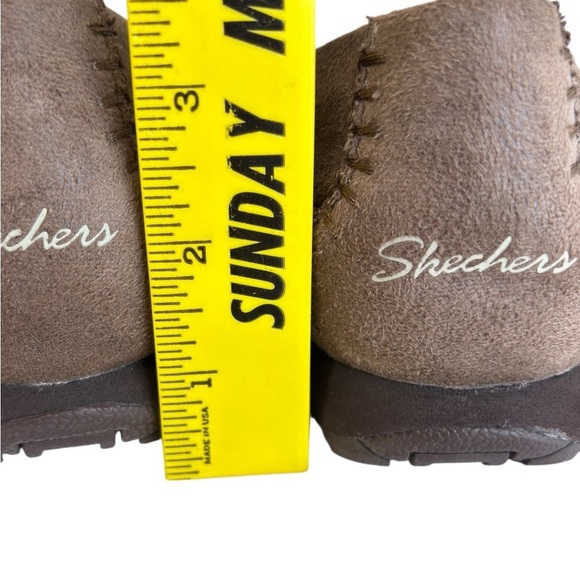 Skechers Womens Brown Mary Jane Memory Foam Air Cooled Shoe Size 8.5 Relaxed Fit - Picture 9 of 10